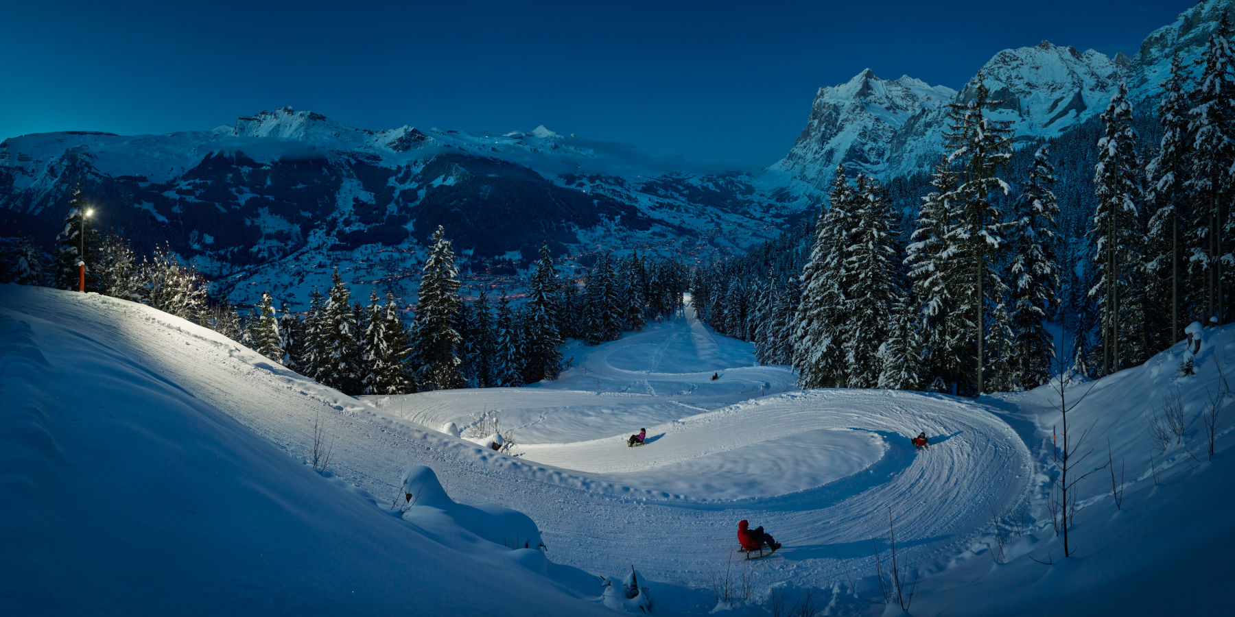 Jungfrau Eiger Run by Night (Jungfrau Ski Region)