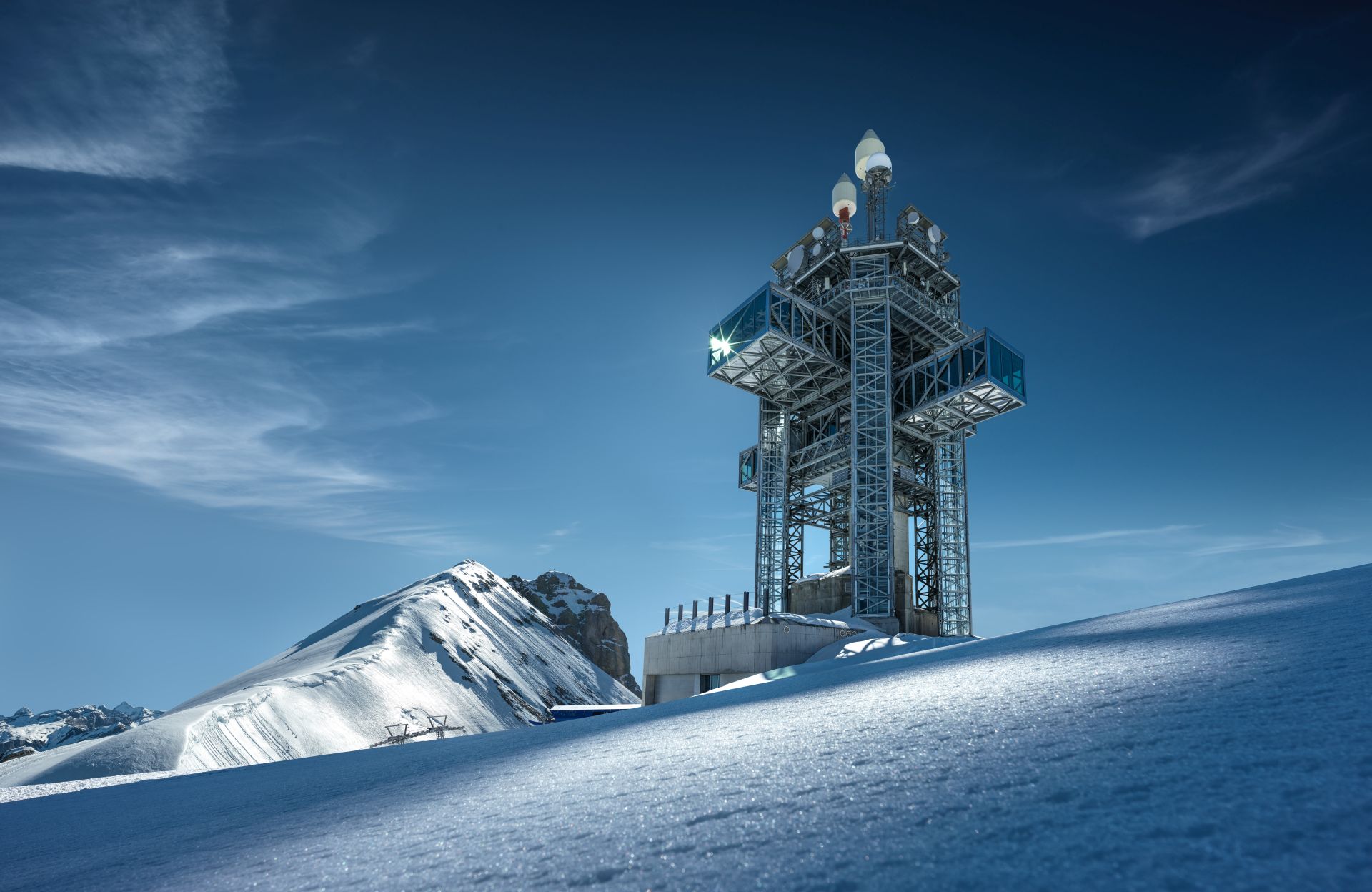 Blick über die Skiregion Engelberg-Titlis AlpsPass Skigebiet Engelberg-Titlis