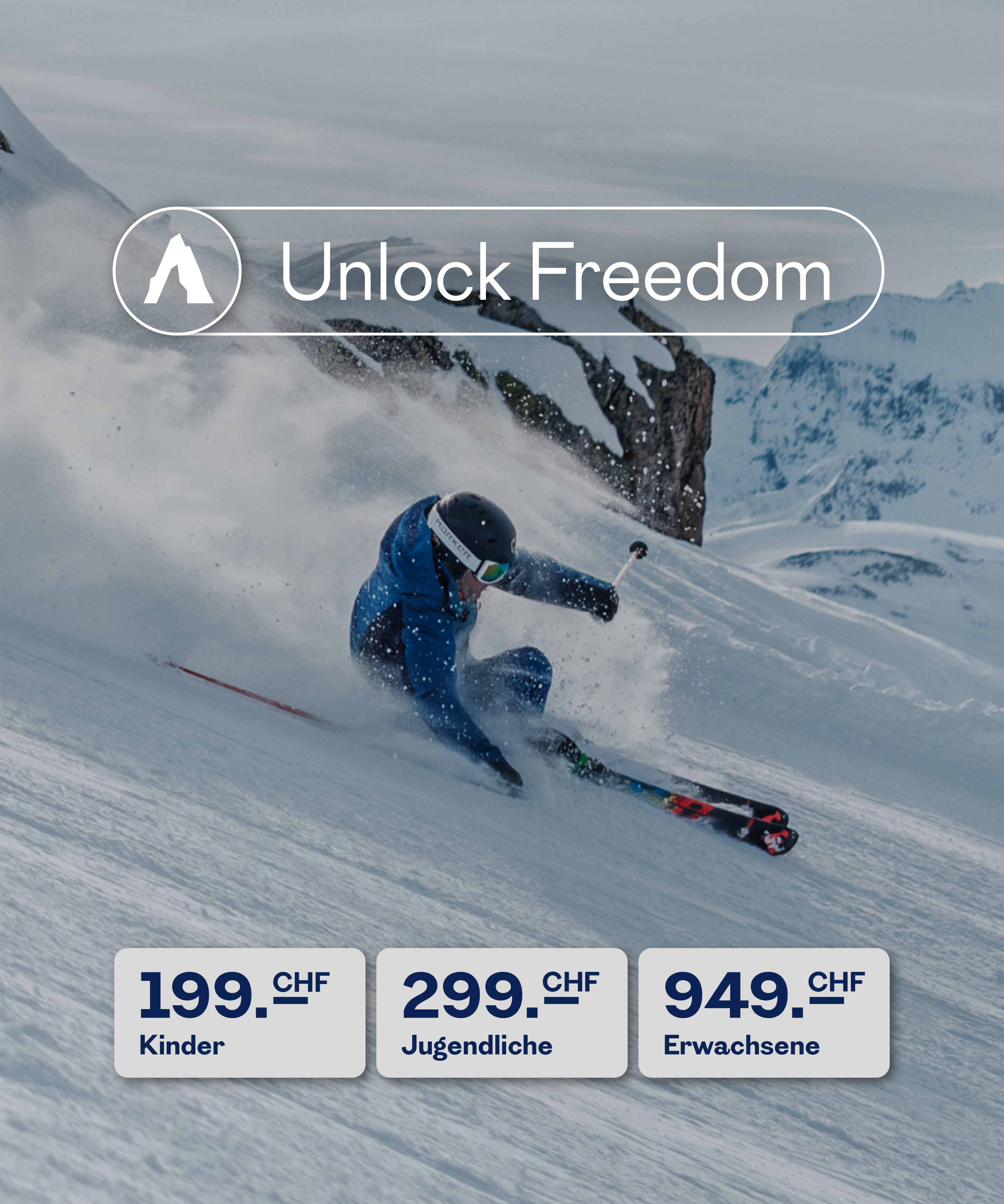 AlpsPass - Unlock Freedom Mehr als ein Skipass – dein Schlüssel zu 4 Top-Skigebieten & 5 Partnergebieten!