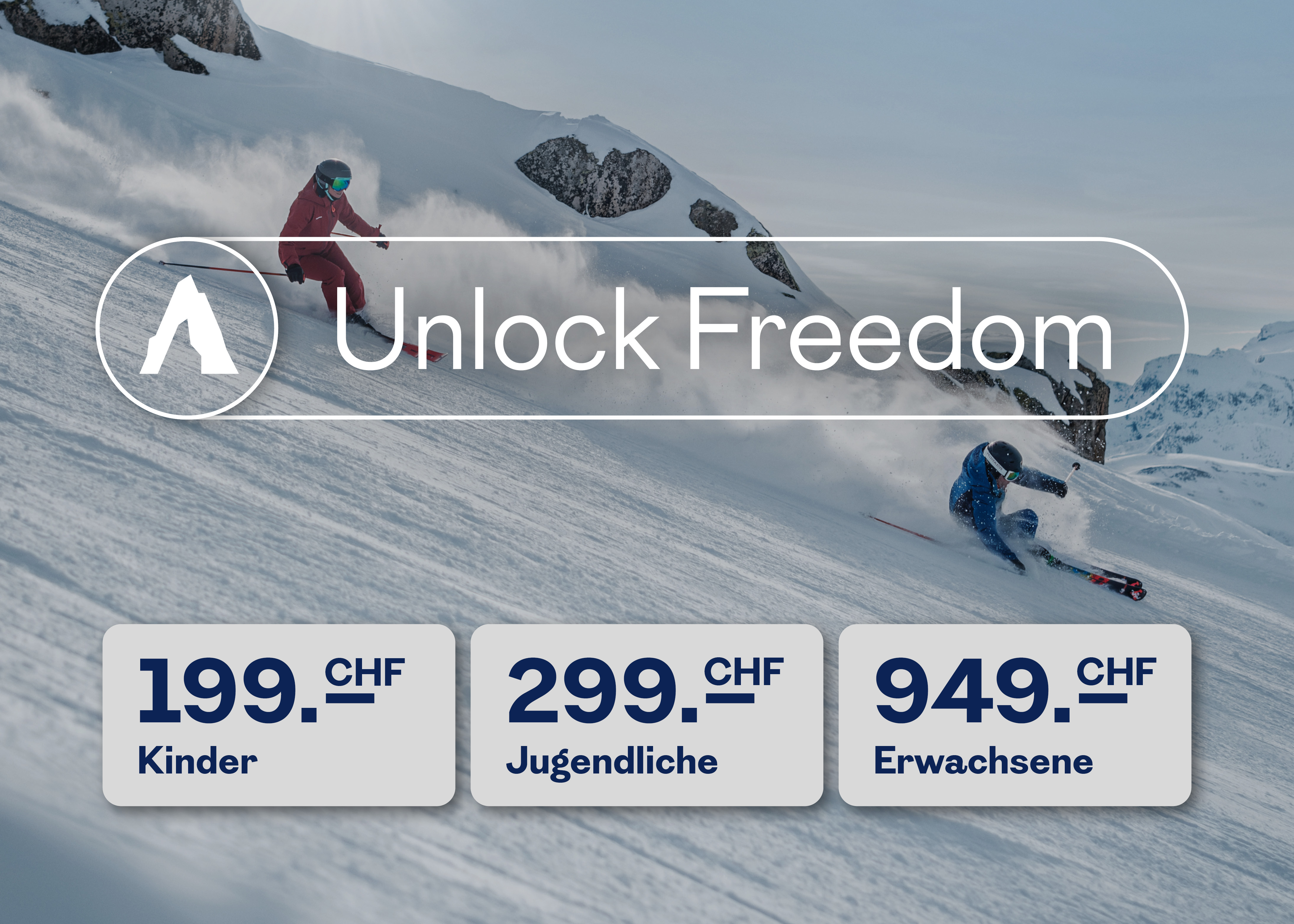 Mehr als ein Skipass – dein Schlüssel zu 4 Top-Skigebieten & 5 Partnergebieten!